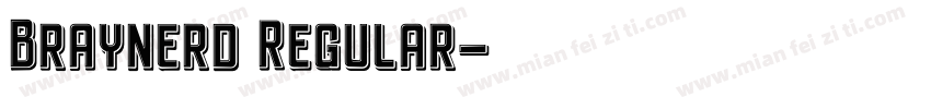 Braynerd Regular字体转换